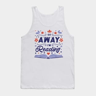 I'm Reading Quote Design Tank Top